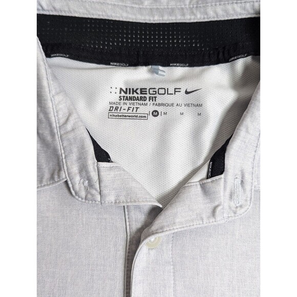 Nike Golf Stripe Polo San Francisco Giants Wolf Grey Mens Size Med - Picture 6 of 9